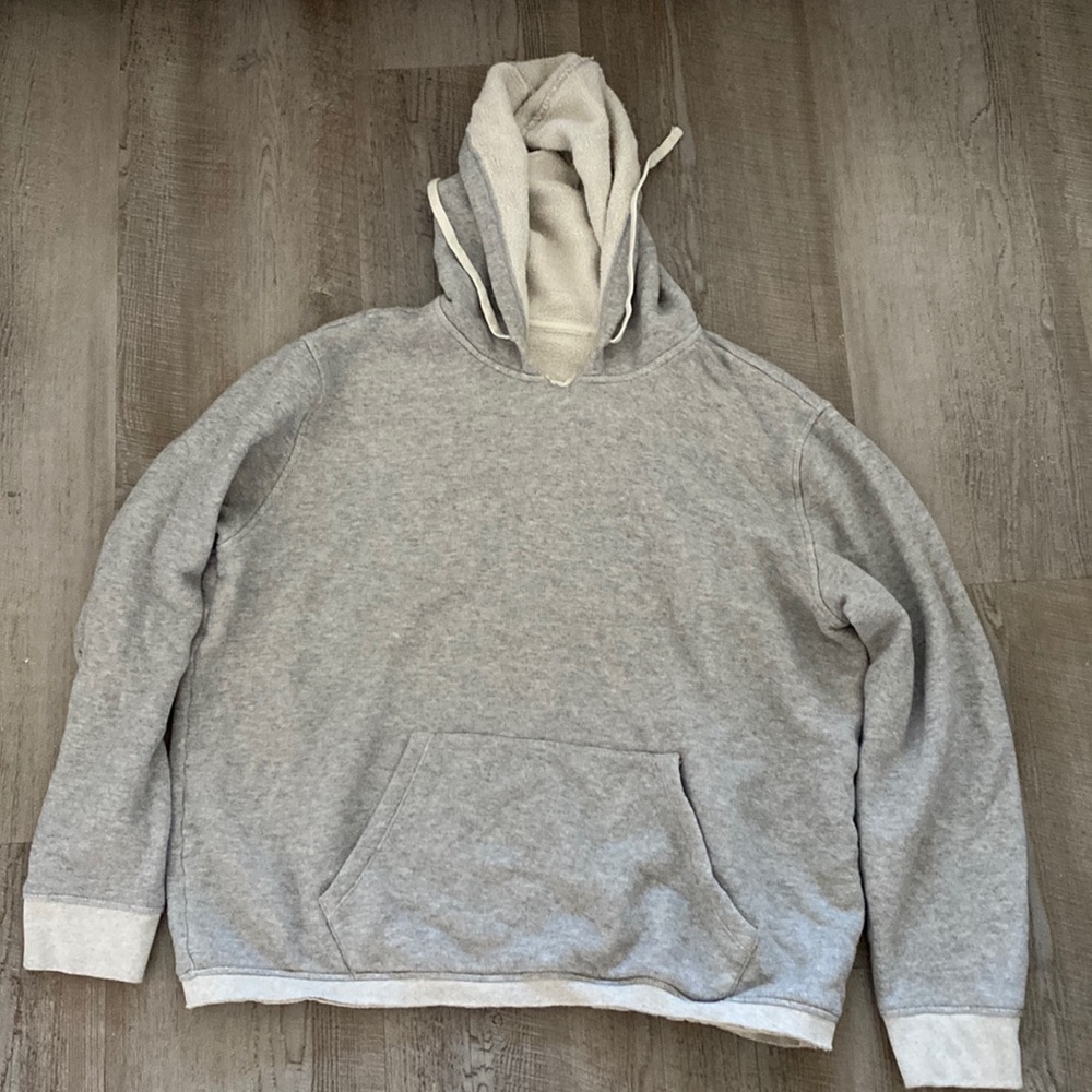 VINCE womens sweater 100% cotton size XL grey